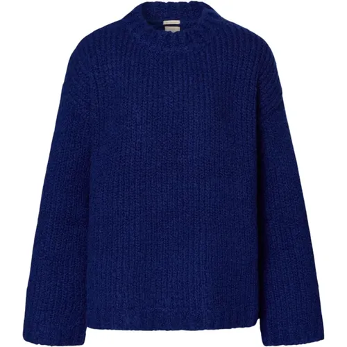 Bio-Woll-Crewneck-Sweater , Herren, Größe: L - Massimo Alba - Modalova