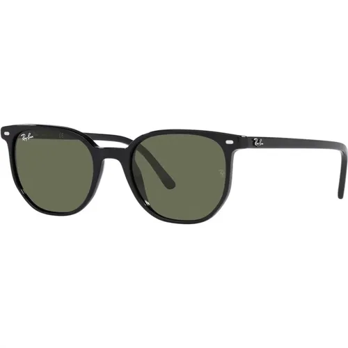 Elliot Sunglasses Green Lenses Rubber Finish , unisex, Sizes: 50 MM, 54 MM - Ray-Ban - Modalova