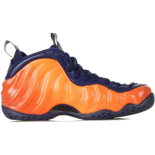 Foamposite High Top Schuh Blau Gold Orange , Herren, Größe: 39 EU - Nike - Modalova