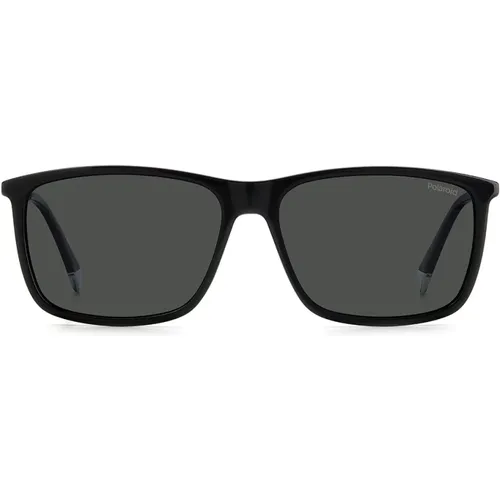 Square Frame Polarized Sunglasses for Men , unisex, Sizes: 59 MM - Polaroid - Modalova