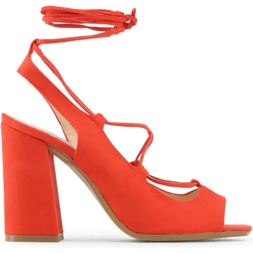 Adjustable Ankle Strap Heel Shoes , female, Sizes: 4 UK, 7 UK, 5 UK, 6 UK, 3 UK - Made in Italia - Modalova