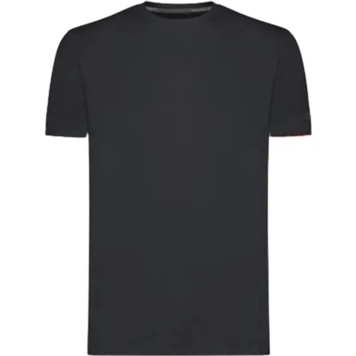 Blau Schwarz Macro Shirty T-shirt , Herren, Größe: 2XL - RRD - Modalova