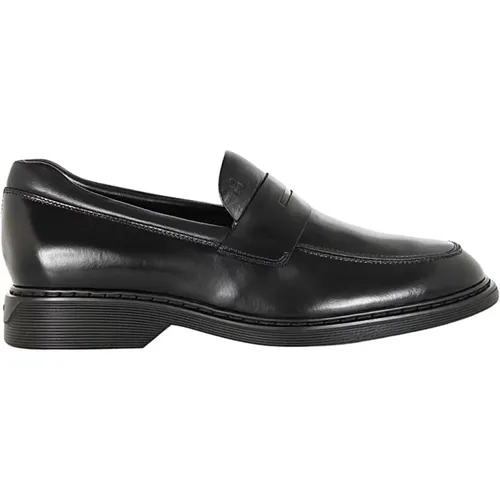 Schwarze Loafers für moderne Männer , Herren, Größe: 43 EU - Hogan - Modalova