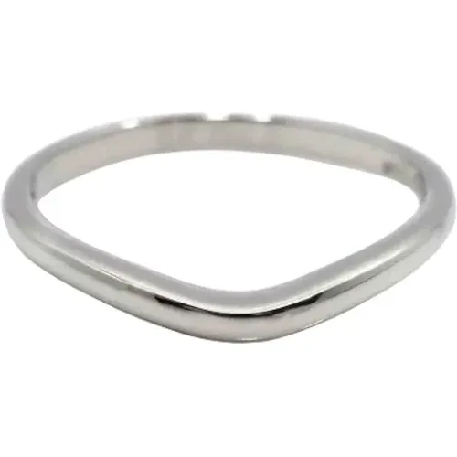 Pre-owned Platinum rings , female, Sizes: ONE SIZE - Bvlgari Vintage - Modalova