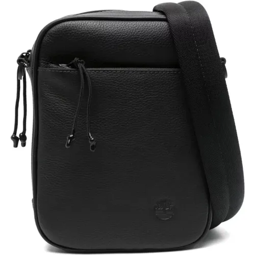 Schwarze Leder-Schultertasche - Timberland - Modalova