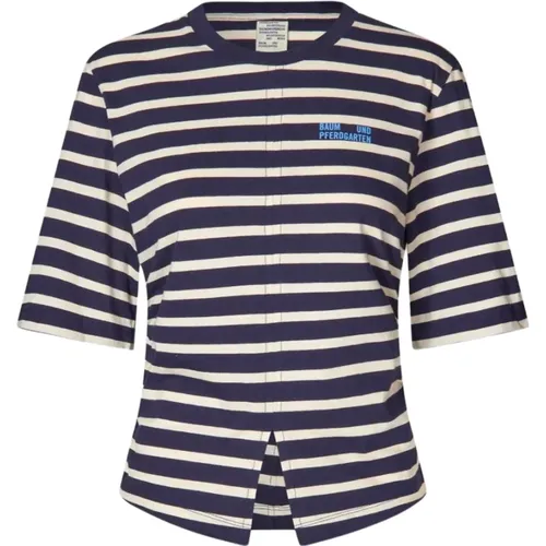 Blue Sailor Stripe T-Shirt , female, Sizes: M, S - BAUM UND PFERDGARTEN - Modalova