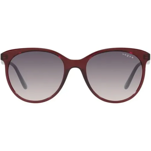Transparent Bordeaux Sunglasses,/Grey Shaded Sunglasses - Vogue - Modalova