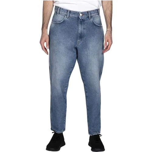 Jeans Bernie Denim New Vintage Blau , Herren, Größe: W30 - Amish - Modalova