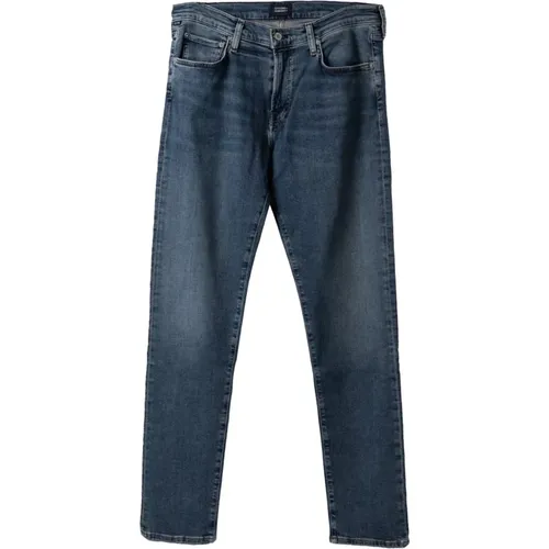 Slim Straight Performance FIT Jeans , Herren, Größe: 2XL - Citizen - Modalova