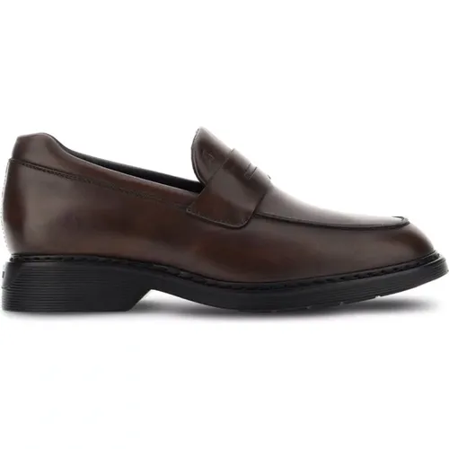 Men`s Crosta Loafers: Stylish and Comfortable , male, Sizes: 7 UK, 9 UK, 4 1/2 UK, 8 UK, 5 UK - Hogan - Modalova