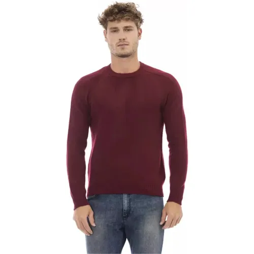 Crewneck Sweater , male, Sizes: XL, L - Alpha Studio - Modalova