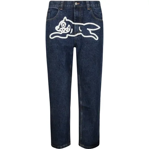 Double Scoop Denim Running Dog Jeans , male, Sizes: W32 - Icecream - Modalova