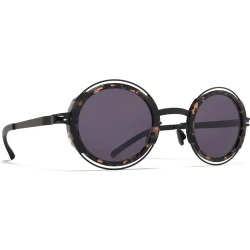 Schwarze Pearl Sonnenbrille , unisex, Größe: 46 MM - Mykita - Modalova