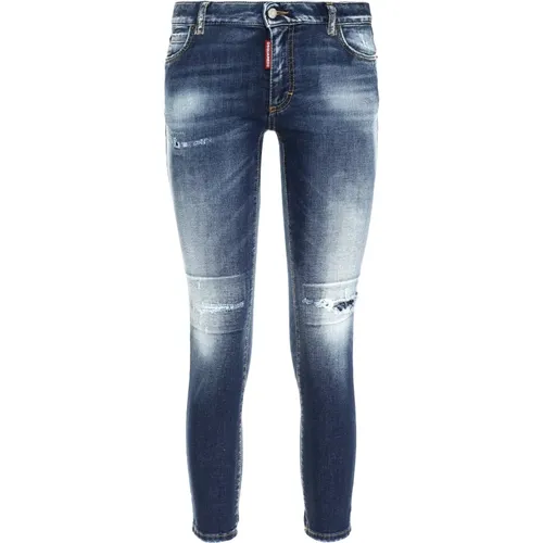 Klassische Denim 5 Taschen , Damen, Größe: XS - Dsquared2 - Modalova