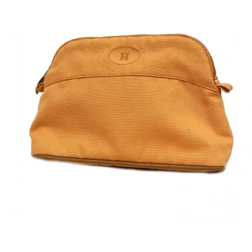 Pre-owned Canvas pouches , female, Sizes: ONE SIZE - Hermès Vintage - Modalova