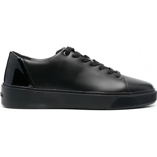 Leather Sneakers for Men , male, Sizes: 9 UK, 10 UK - Calvin Klein - Modalova