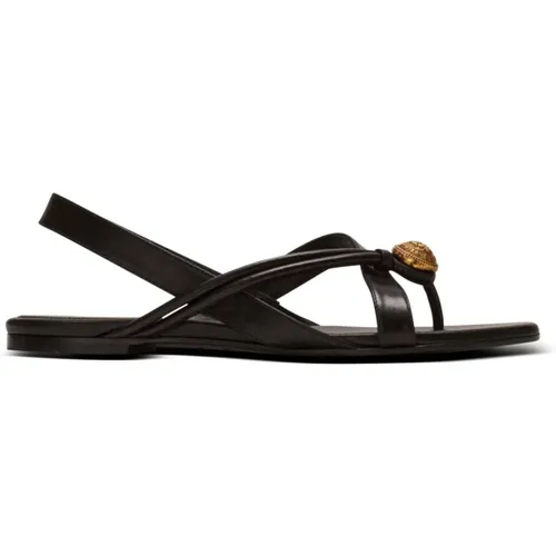 Alma-Sandalen aus Leder , Damen, Größe: 36 EU - Balmain - Modalova