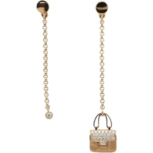 Pre-owned rose gold Hermes earrings , unisex, Sizes: ONE SIZE - Hermès Vintage - Modalova