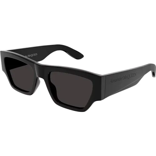 Grey Sunglasses Am0393S , male, Sizes: 55 MM - alexander mcqueen - Modalova