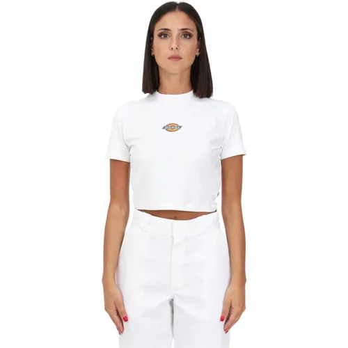 Women's Crop Top T-Shirt , female, Sizes: XS - Dickies - Modalova