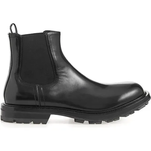 Leather Chelsea Boots , male, Sizes: 6 UK - alexander mcqueen - Modalova