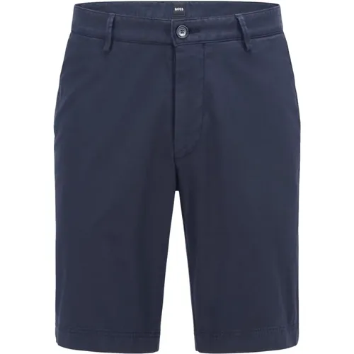 Bermuda Slim Fit Twill shorts of Elasticized Cone 50406679 , male, Sizes: 3XL - Hugo Boss - Modalova