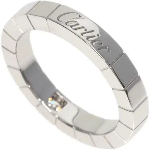 Pre-owned White Gold rings , female, Sizes: ONE SIZE - Cartier Vintage - Modalova