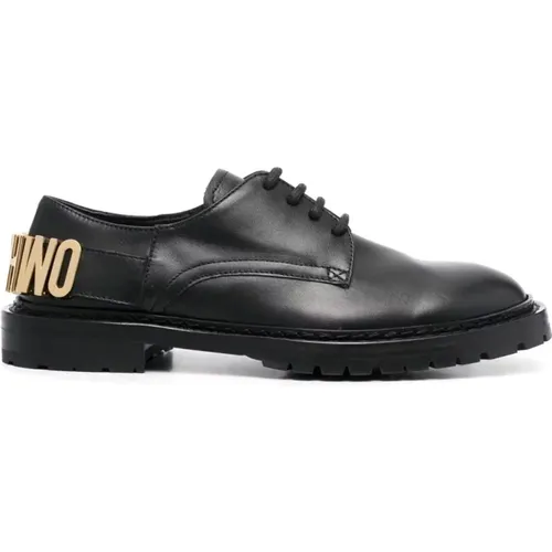 Leather Loafers , female, Sizes: 6 UK, 3 UK, 4 UK - Moschino - Modalova