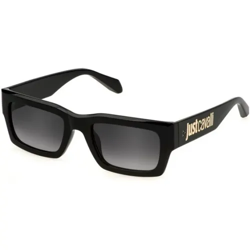 Schwarze Rauchverlauf-Sonnenbrille , unisex, Größe: 54 MM - Just Cavalli - Modalova