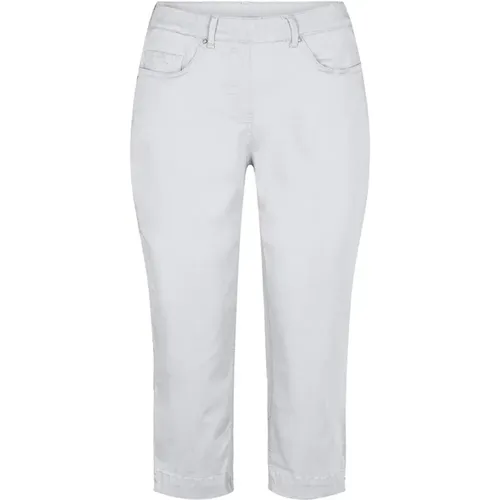 Klassische Cropped Capri Hose , Damen, Größe: 4XL - LauRie - Modalova