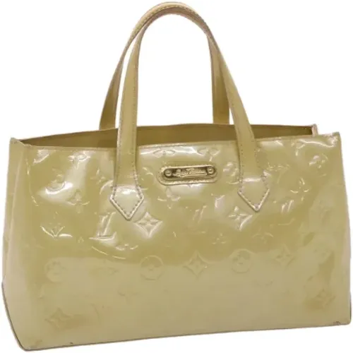 Gelbe Wilshire Tasche aus Lackleder - Louis Vuitton Vintage - Modalova