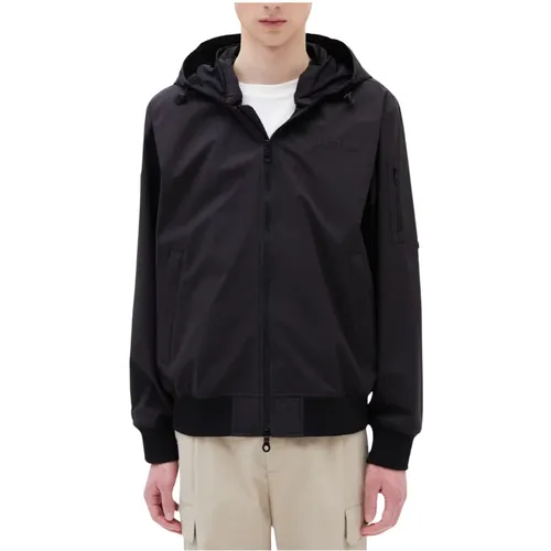 Blouson Jacket with Detachable Hood , male, Sizes: XL, 3XL, L, M, 2XL - duvetica - Modalova