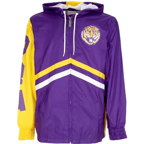 LSU Tigers Windbreaker Full Zip Lila - Mitchell & Ness - Modalova