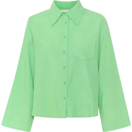 Loose Fit Zeniamw Shirt Blouse , female, Sizes: XL, 2XL, S, L, M, XS, 3XL - My Essential Wardrobe - Modalova