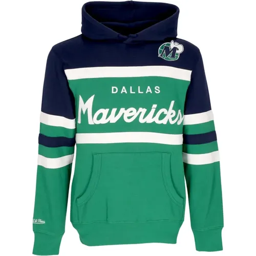 NBA Head Coach Hoodie Dallas Mavericks , Herren, Größe: S - Mitchell & Ness - Modalova