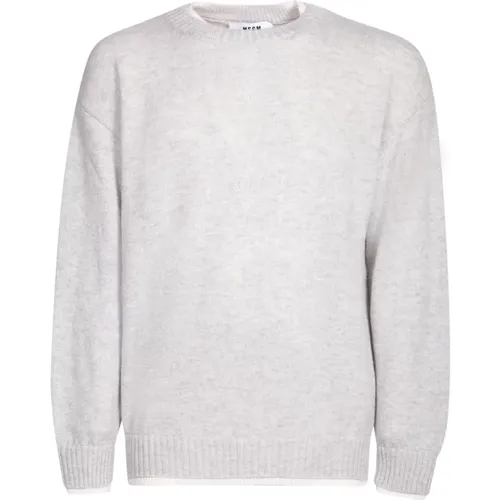 Sweater mit Kontrastierenden Kanten - Msgm - Modalova