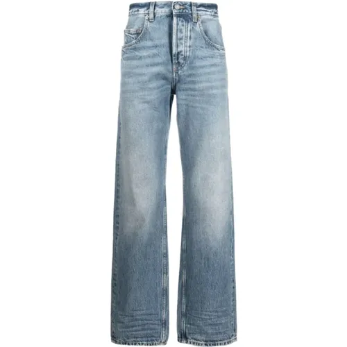 Light Straight-Leg Jeans , female, Sizes: W30, W31, W28, W29, W32, W27 - Saint Laurent - Modalova