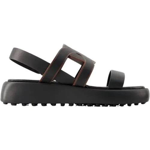Chain Rubber Sandals , female, Sizes: 4 UK - TOD'S - Modalova