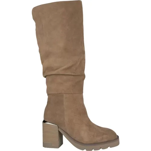 Round Toe Leather Ankle Boots , female, Sizes: 8 UK, 4 UK, 9 UK, 6 UK, 5 UK, 7 UK, 3 UK - Alma en Pena - Modalova