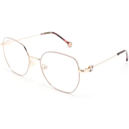 Rosa Optische Brille für den Alltag,Schwarze Optische Brille Stilvoll und vielseitig - Carolina Herrera - Modalova