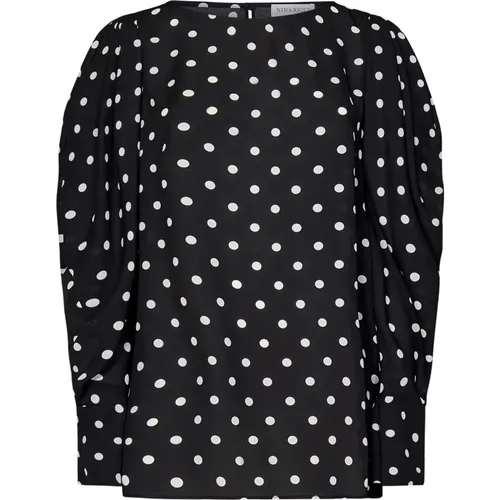 Polka Dot Blouse Aw24 , female, Sizes: M - Nina Ricci - Modalova