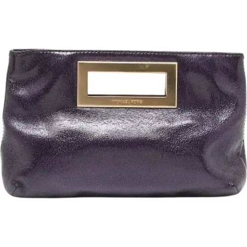 Pre-owned Leather clutches , female, Sizes: ONE SIZE - Michael Kors Pre-owned - Modalova
