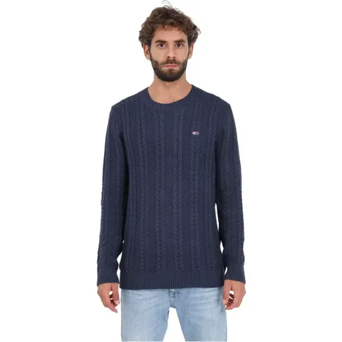 Stylische Pullover , Herren, Größe: L - Tommy Jeans - Modalova