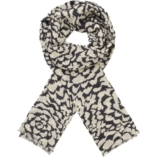 Roseprint Wool Scarf , female, Sizes: ONE SIZE - Masai - Modalova