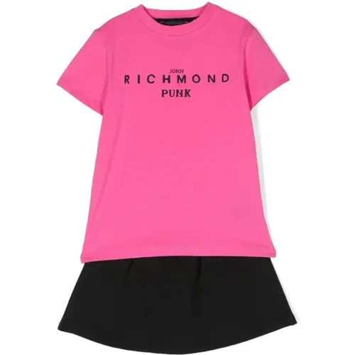 Fashionista Set: T-Shirt + Mini Rock,Komplettes T-Shirt und Minirock Set - John Richmond - Modalova