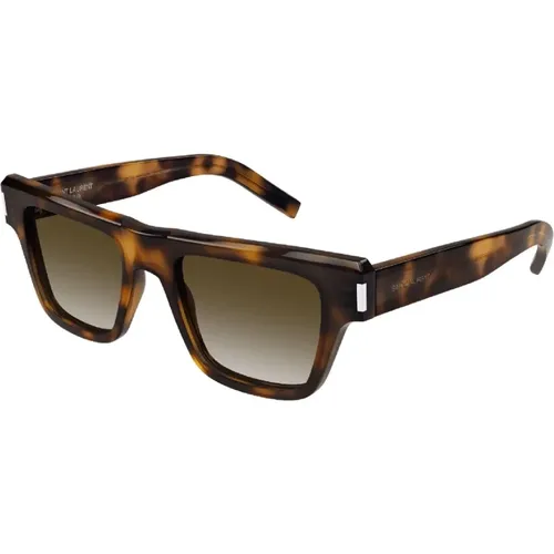 Rechteckige Sonnenbrille New Wave Modell , Herren, Größe: 51 MM - Saint Laurent - Modalova