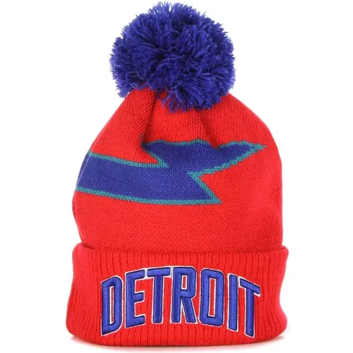 Detroit Pistons NBA Pom Pom Beanie - new era - Modalova