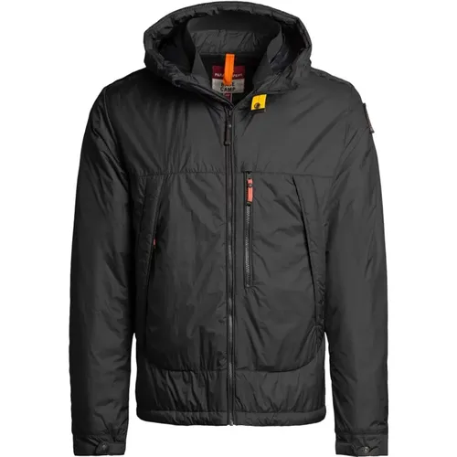 Nivek Schwarze Daunenjacke - Der ultimative Outdoor-Begleiter , Herren, Größe: M - Parajumpers - Modalova