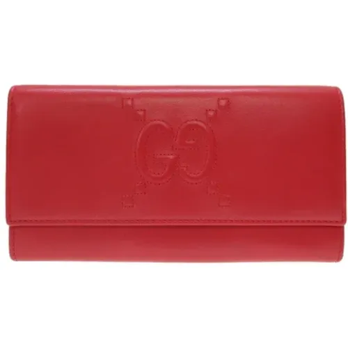 Pre-owned Leather wallets , female, Sizes: ONE SIZE - Gucci Vintage - Modalova