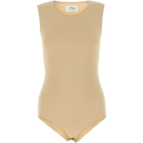 Rosa Stretch-Viskose-Body , Damen, Größe: XS - Maison Margiela - Modalova